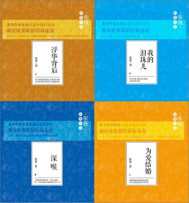 书籍《张欣经典小说4本》 - 插图1