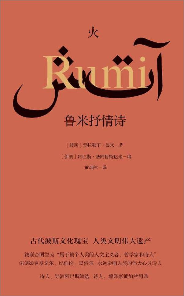 书籍《火：鲁米抒情诗》 - 插图1
