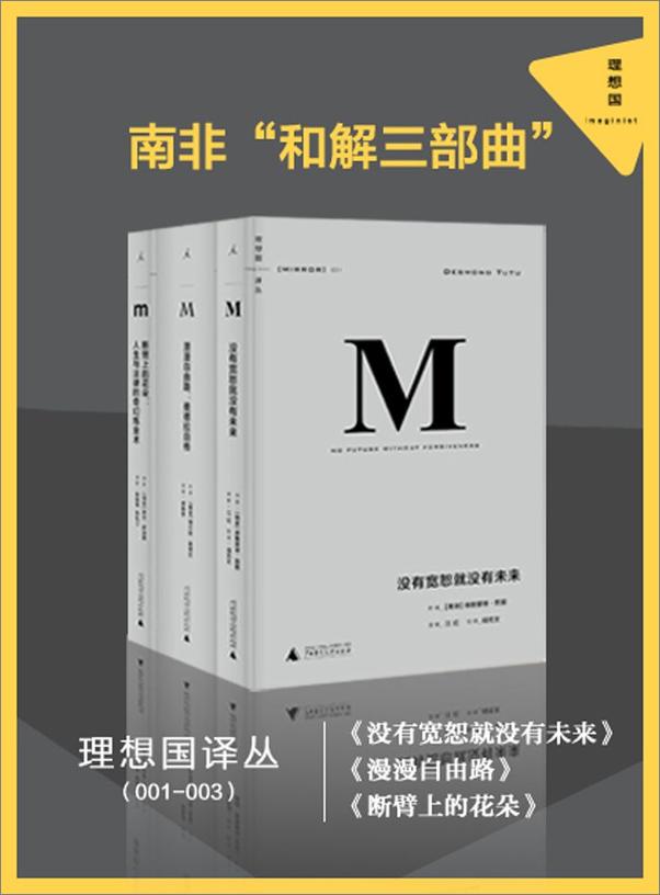 书籍《南非“和解三部曲”：没有宽恕就没有未来+漫漫自由路+断臂上的花朵》 - 插图1