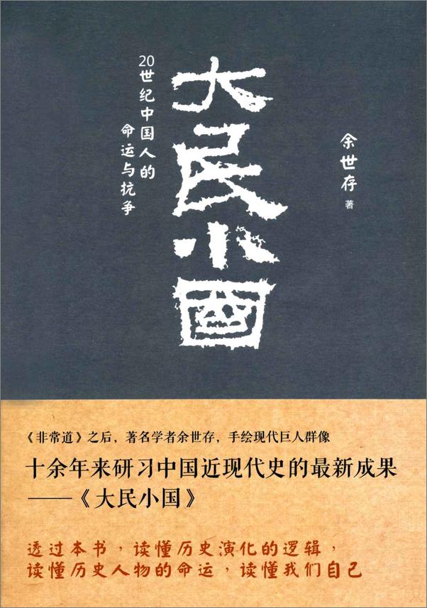 书籍《大民小国：20世纪中国人的命运与抗争》 - 插图1