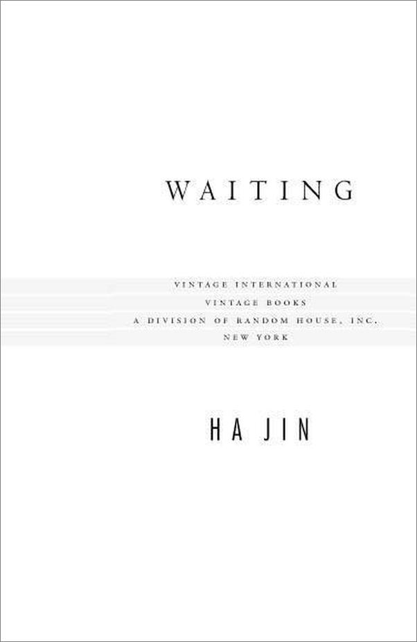 书籍《Waiting》 - 插图2