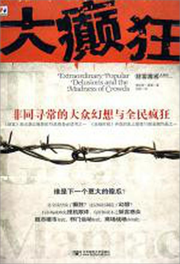 书籍《大癫狂：非同寻常的大众幻想与全民疯狂》 - 插图1