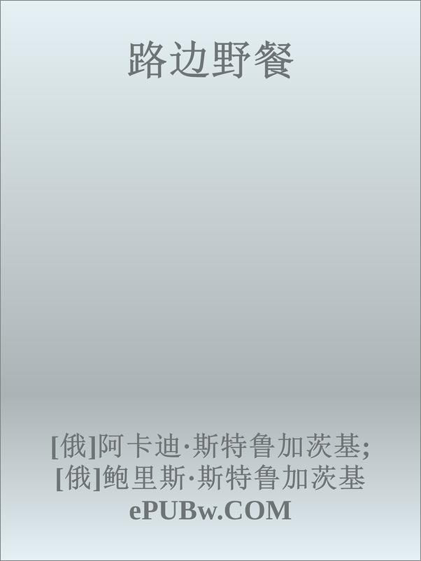 书籍《路边野餐》 - 插图1