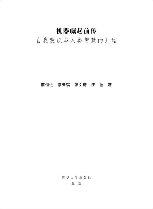 书籍《机器崛起前传——自我意识与人类智慧的开端》 - 插图1