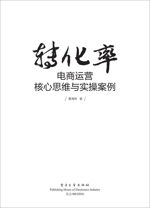 书籍《转化率——电商运营核心思维与实操案例》 - 插图2