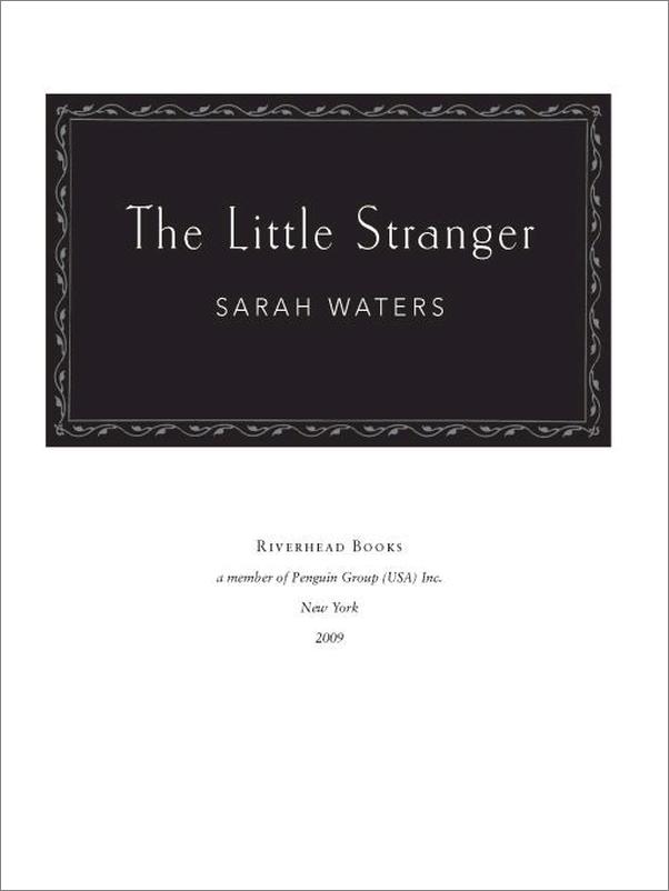 书籍《TheLittleStranger》 - 插图2