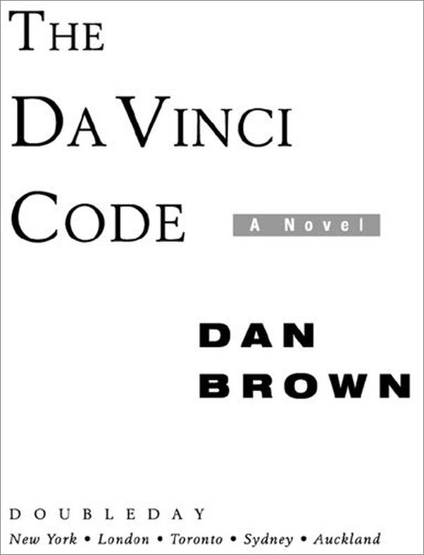 书籍《TheDaVinciCode_FeaturingRobertLangdon》 - 插图1