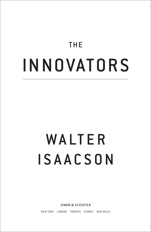 书籍《Innovators_ How a Group of Hackers, Geni.epub》 - 插图1